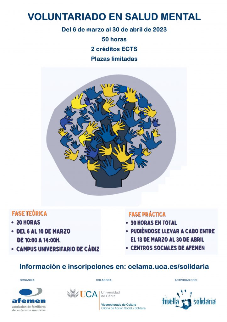 Programa de voluntariado ucaafemen en salud mental