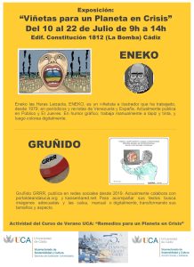 Exposición “Viñetas para un planeta en crisis” hasta el 22 de julio en La Bomba (Cádiz)
