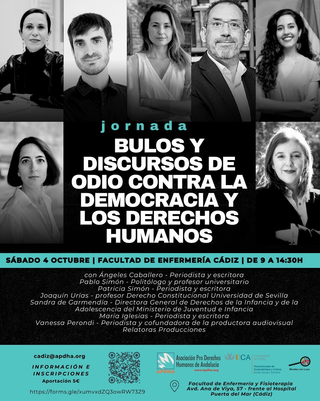 Jornada “Bulos y discursos de odio contra la democracia y los derechos humanos”. 4 de...