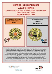 Cádiz, viernes 19 de septiembre, a las 18h. Presentación Libro: “Es el amor y no el odio qu...